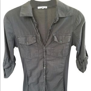 James Perse Gray button up
